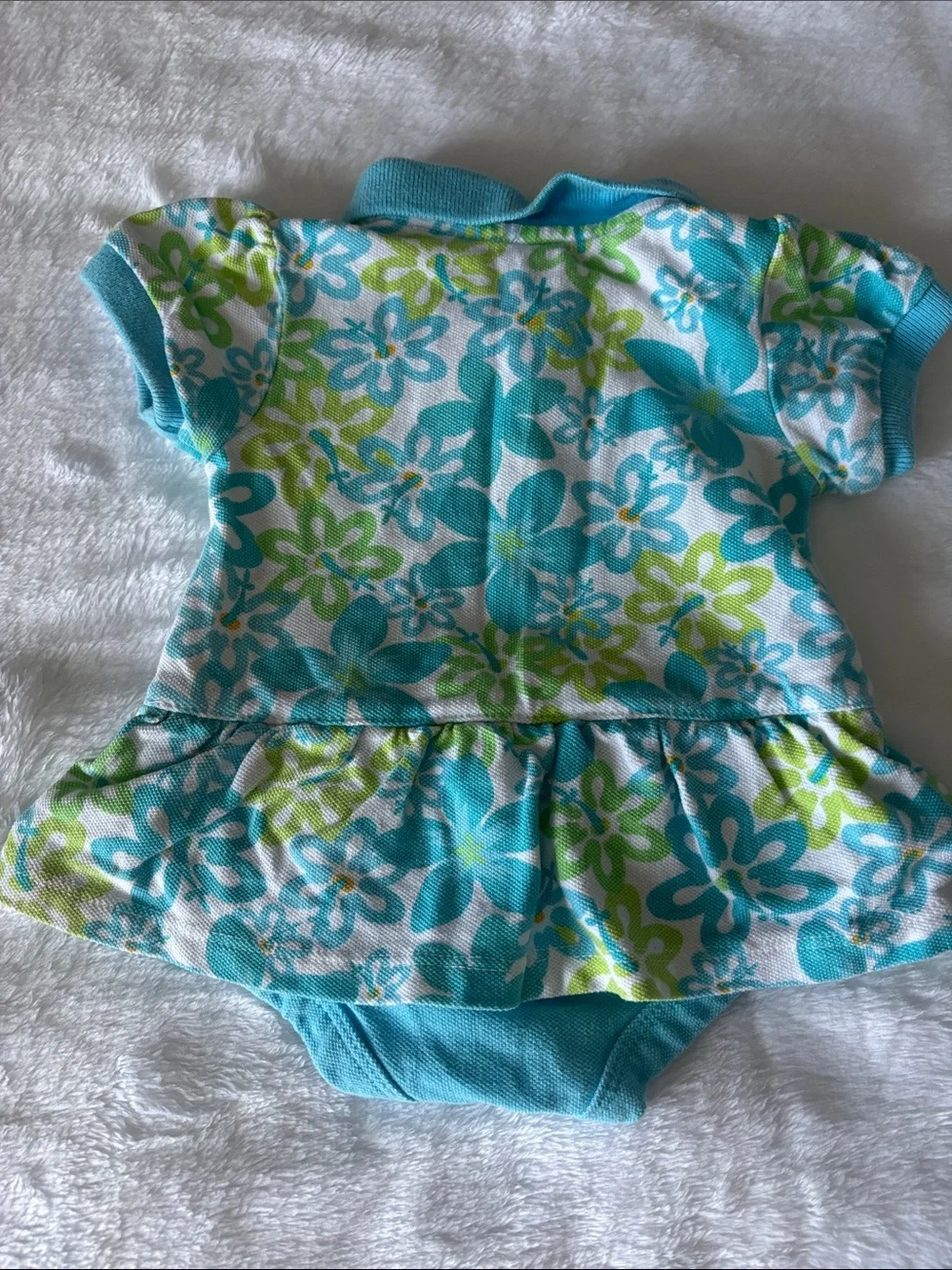 Vintage Winnie The Pooh Baby Girl Onesie with Built in Bloomers